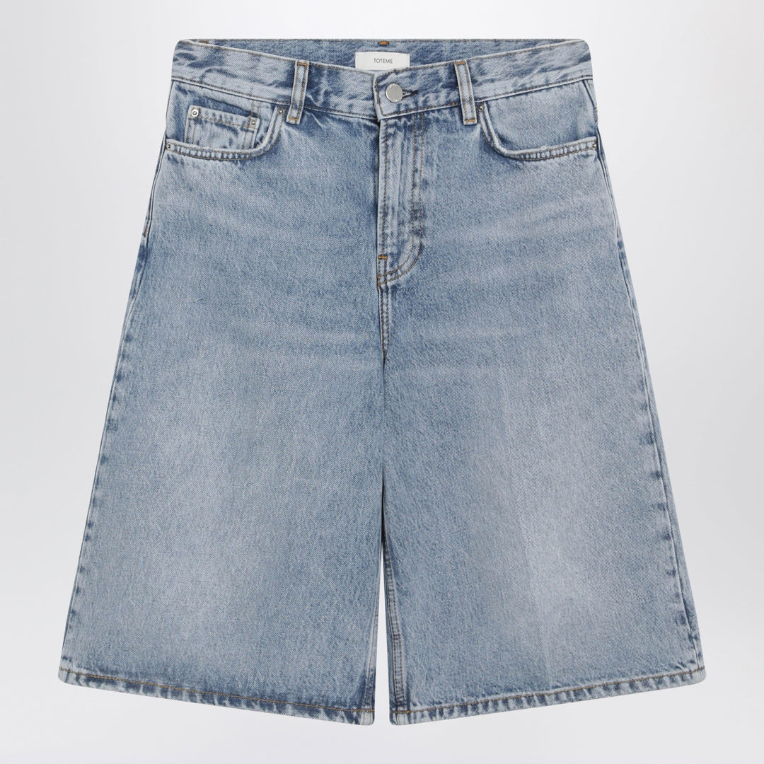 Toteme Shorts - Celeste | 355de13e89fda49a582512ae81395ed887229082