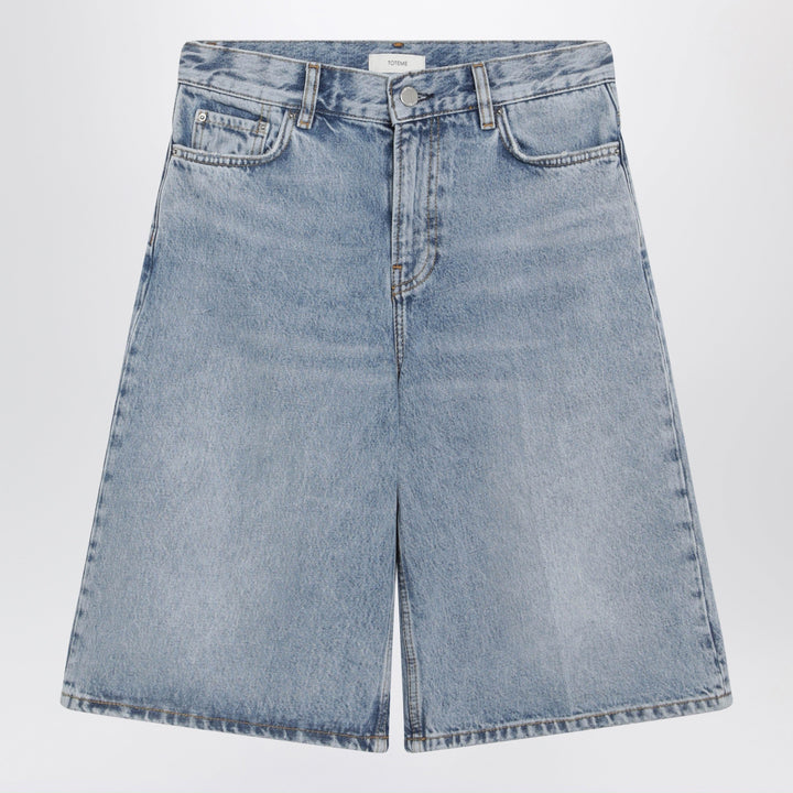 Toteme Shorts - Celeste | 355de13e89fda49a582512ae81395ed887229082