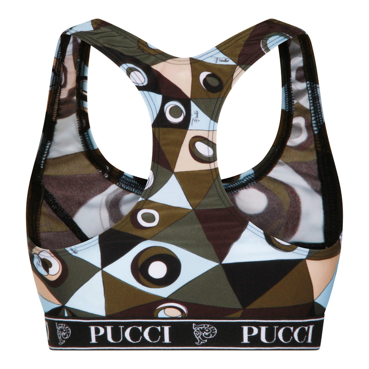 Emilio Pucci Top - KHAKI BLUE | 56089c8dc8197692829f1f1efdcd2b2bfbcf5c53