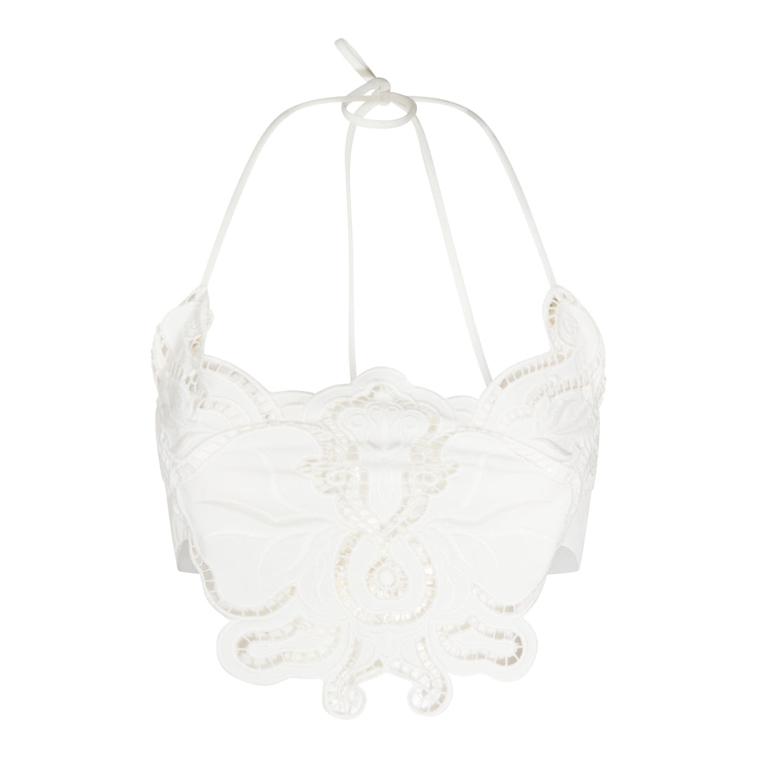 Blumarine Top - WHITE Pearl | fafde2269a7bbb0bd83180bf9de52862f63e1374
