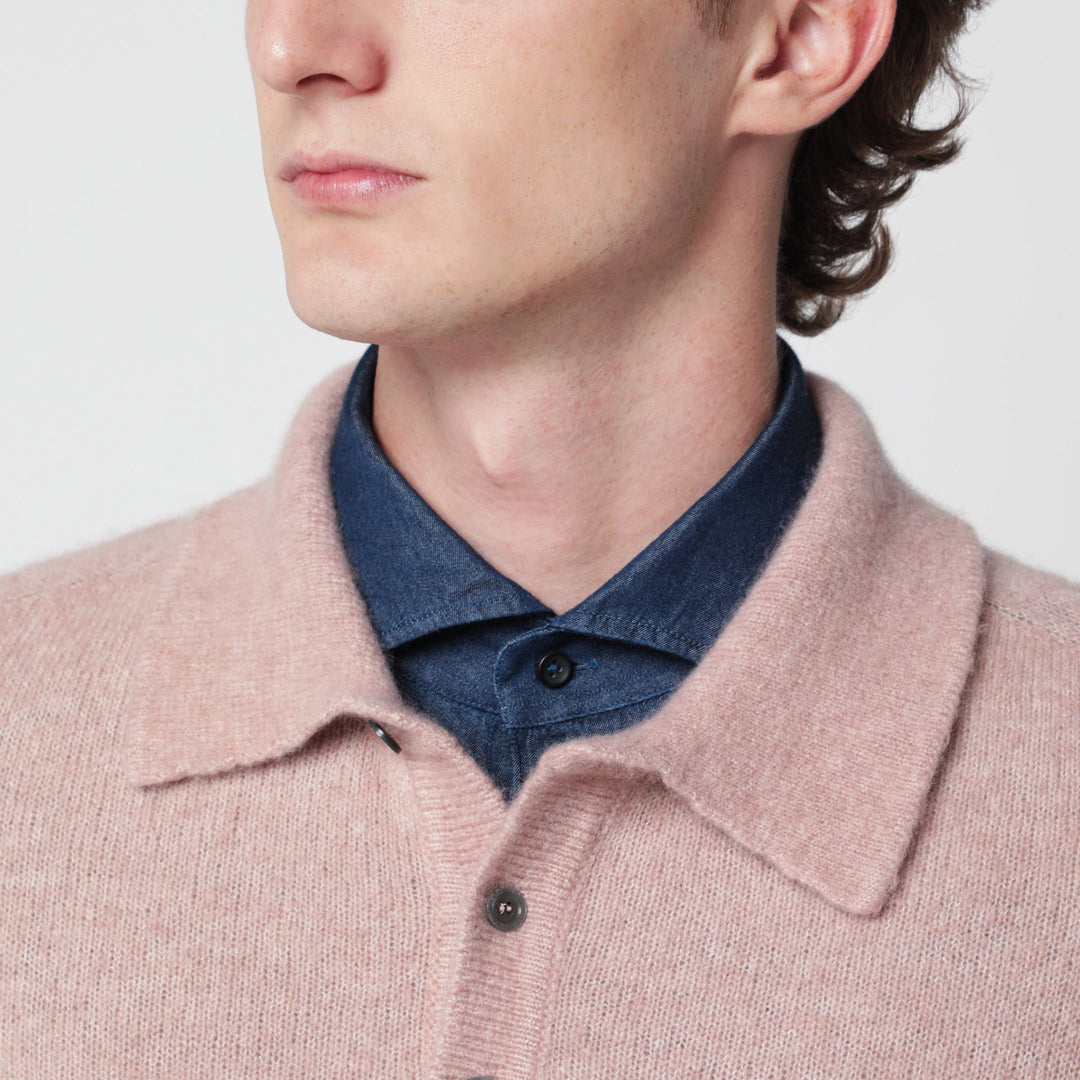 Roberto Collina Polo Rosa De Cachemir