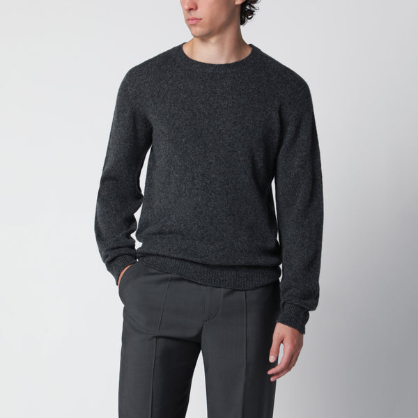 Anthracite Grey Wool-Blend Sweater