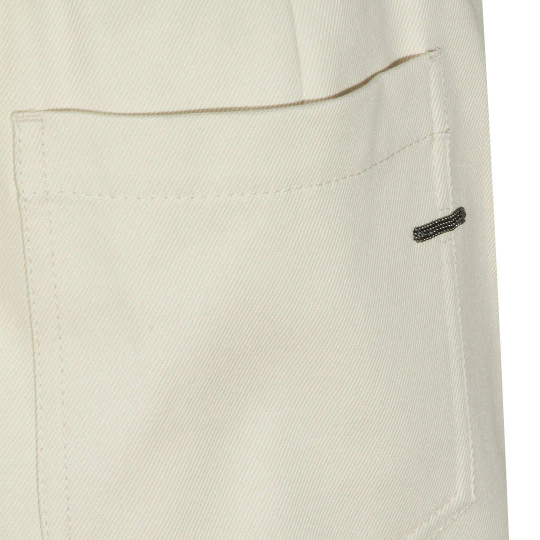 Brunello Cucinelli Trousers - LATTE D'AVENA | adb5098007174912f47c3699276747c6f38feb40