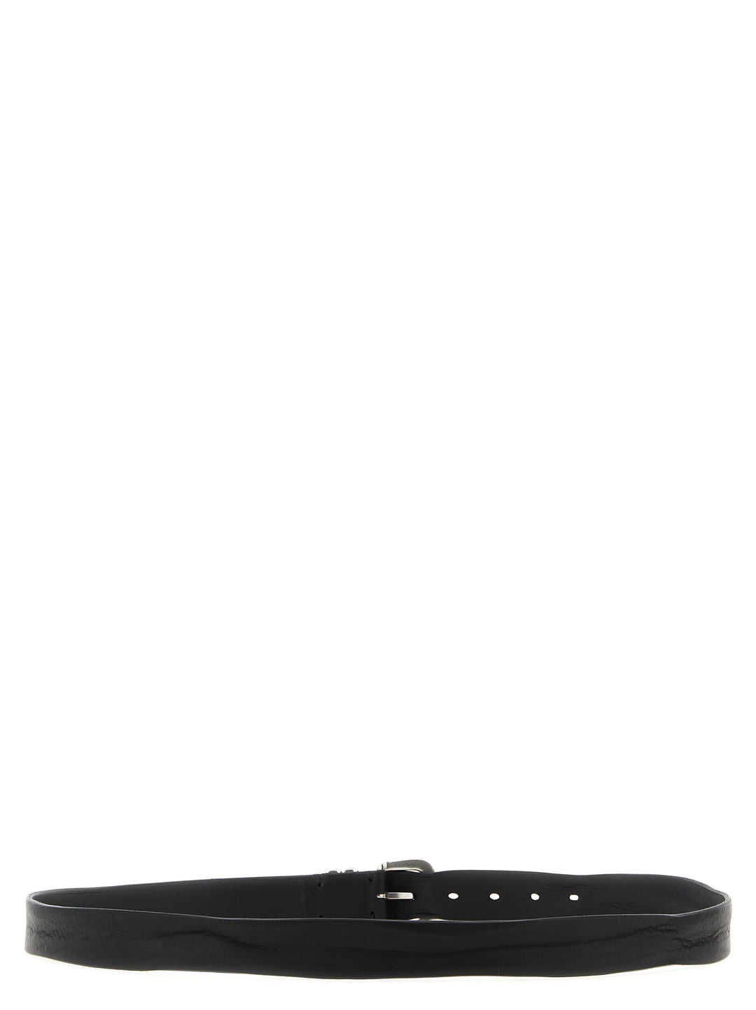 Zerbini Claudio Aged Leather Belt Cinture - Nero | e6aec5e4b694e27ecc884cbb3d1cd4866301b117