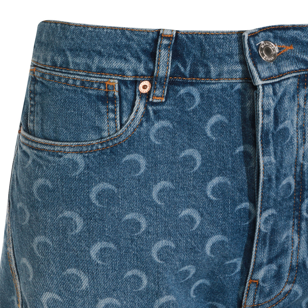 Marine Serre Shorts - LIGHT BLUE | 9b2b1d5424d1bbffdd60ebcc4c76d35f3de125b7