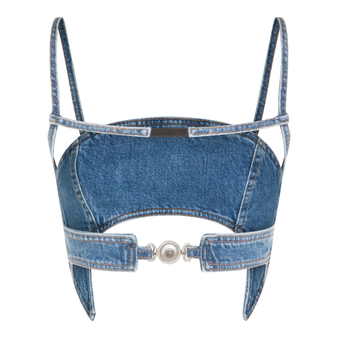 Marine Serre Top - LIGHT BLUE | a5e9c621f8aaf406e74a789fc611ec13eb8faa52