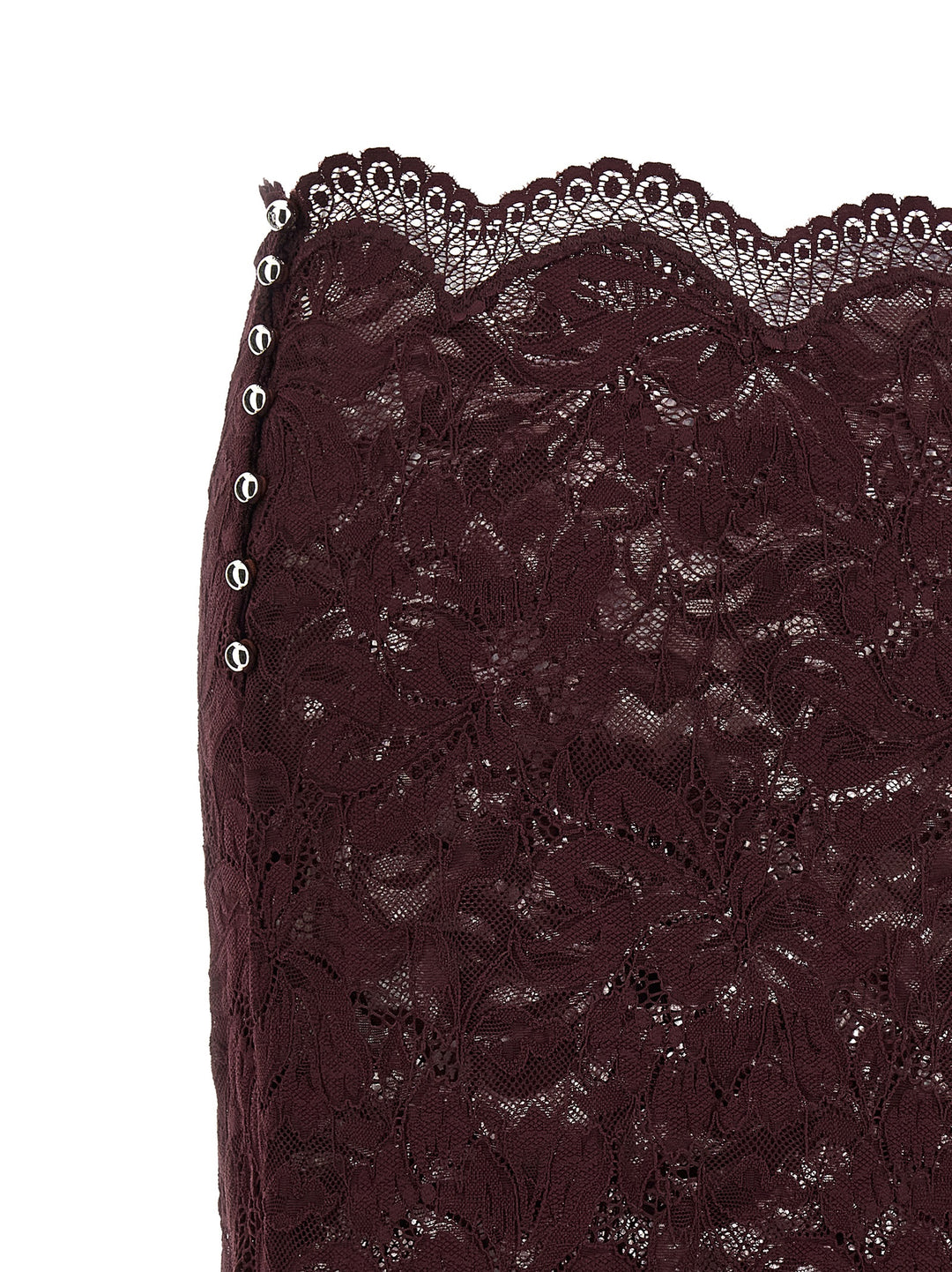 Paco Rabanne Lace Skirt Gonne - Viola | 02faeab901b476ef42470569d64ce153feed334c