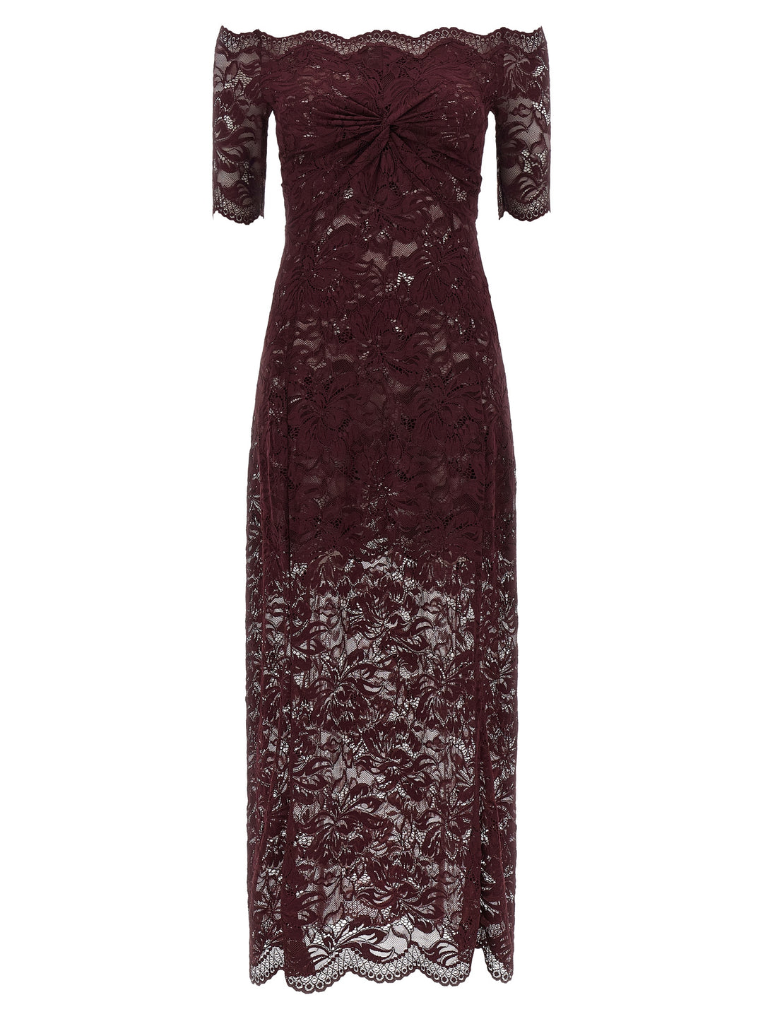 Paco Rabanne Lace Dress Abiti - Viola | 00deb53954e86309787b31481d2945c37fe8a6c9