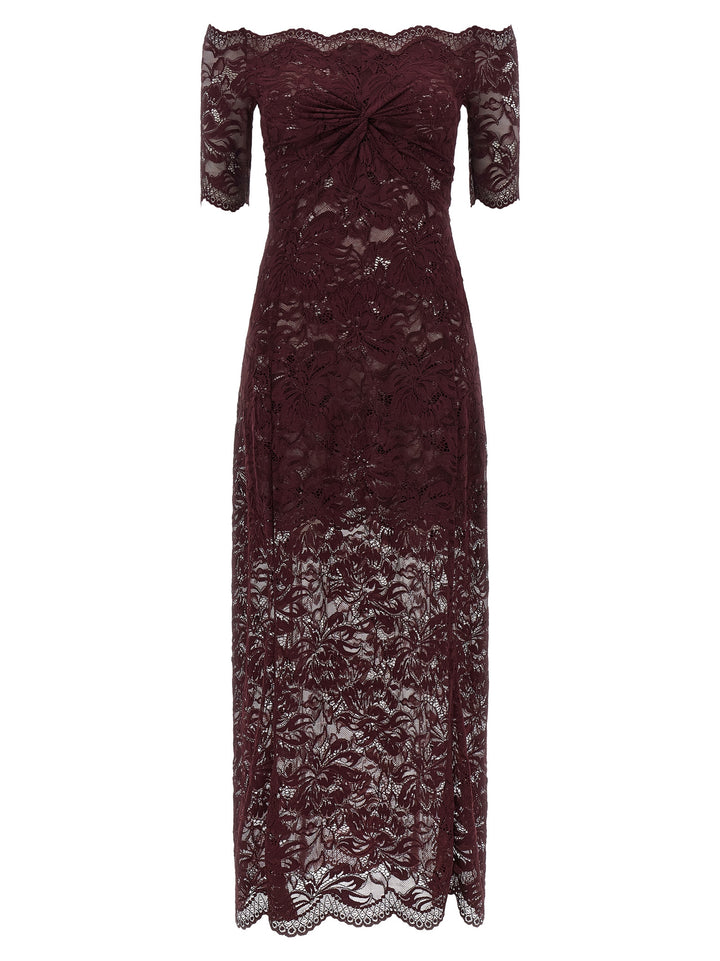 Paco Rabanne Lace Dress Abiti - Viola | 00deb53954e86309787b31481d2945c37fe8a6c9