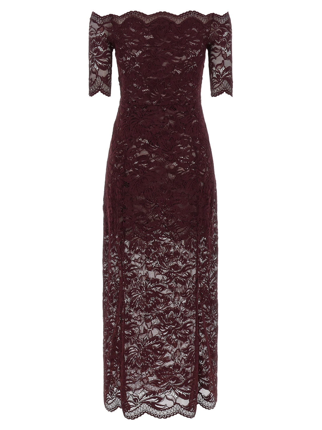 Paco Rabanne Lace Dress Abiti - Viola | 8f771b0a01214301fb792af6f861d4bac4c59406
