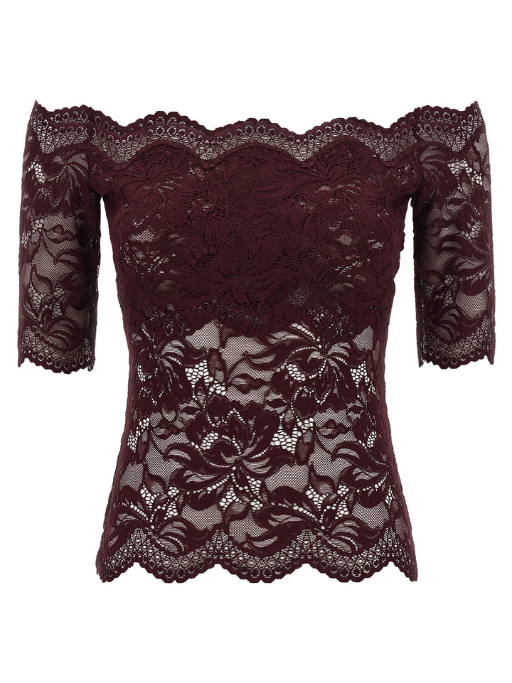 Paco Rabanne Lace Top Top - Viola | 3792d4eba1349b5dd9a93c6342c068179972acd7
