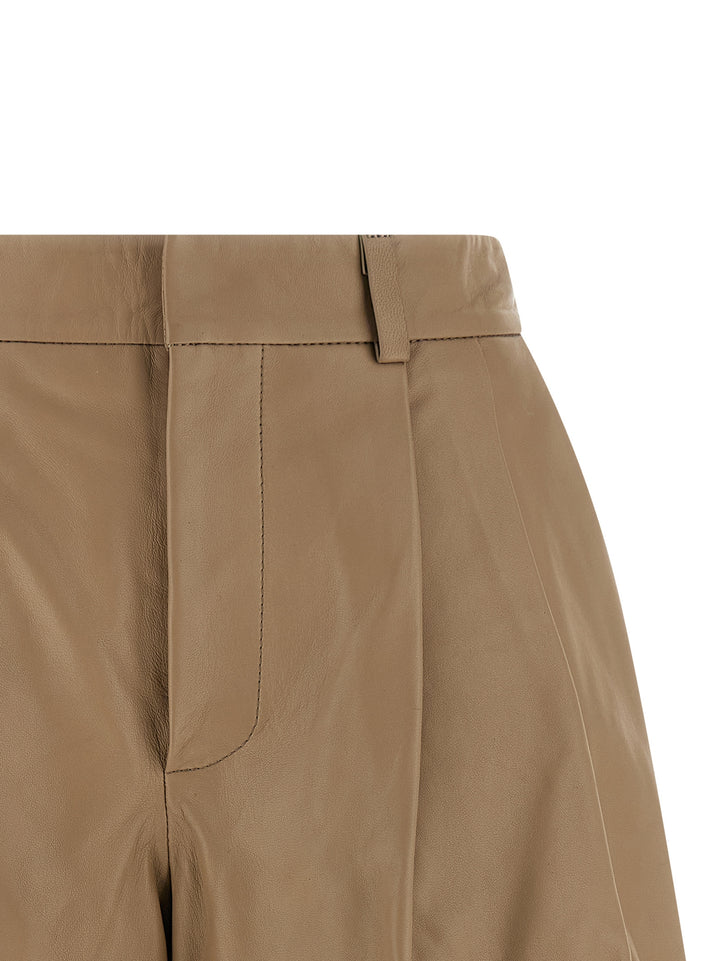 Yves Salomon Tassel Bermuda Shorts Bermuda e Short - Beige | 36f9c07d73e77579d12e4a7c14bfbe3e19200c9b