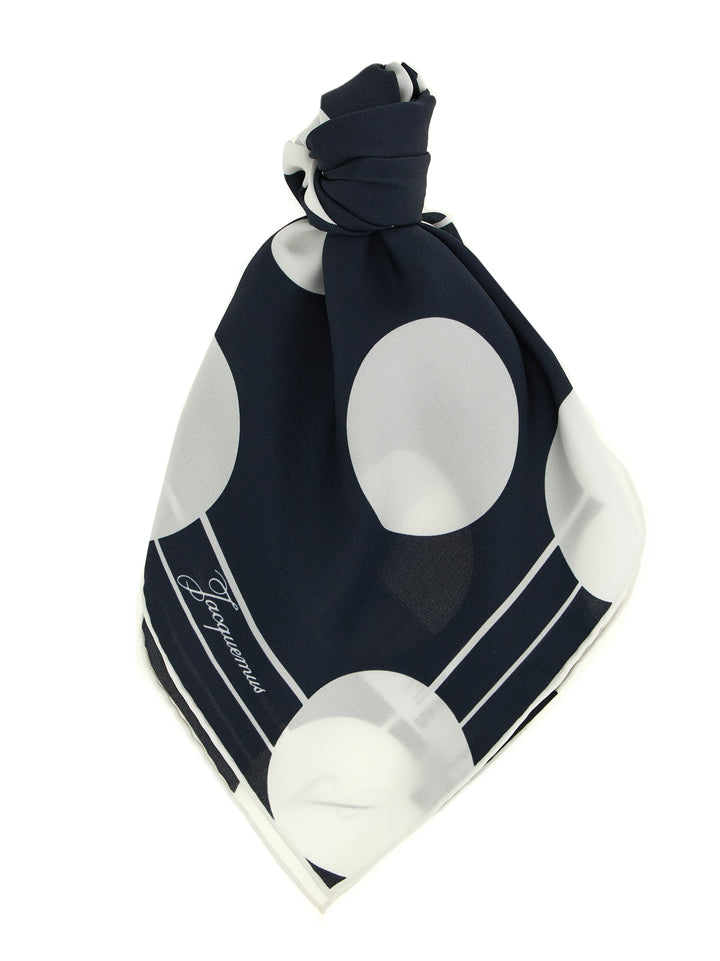 Jacquemus Le Foulard Coeur Sciarpe - Blu | 4a708d60caffd5c798c703872640fc5ccf548aba