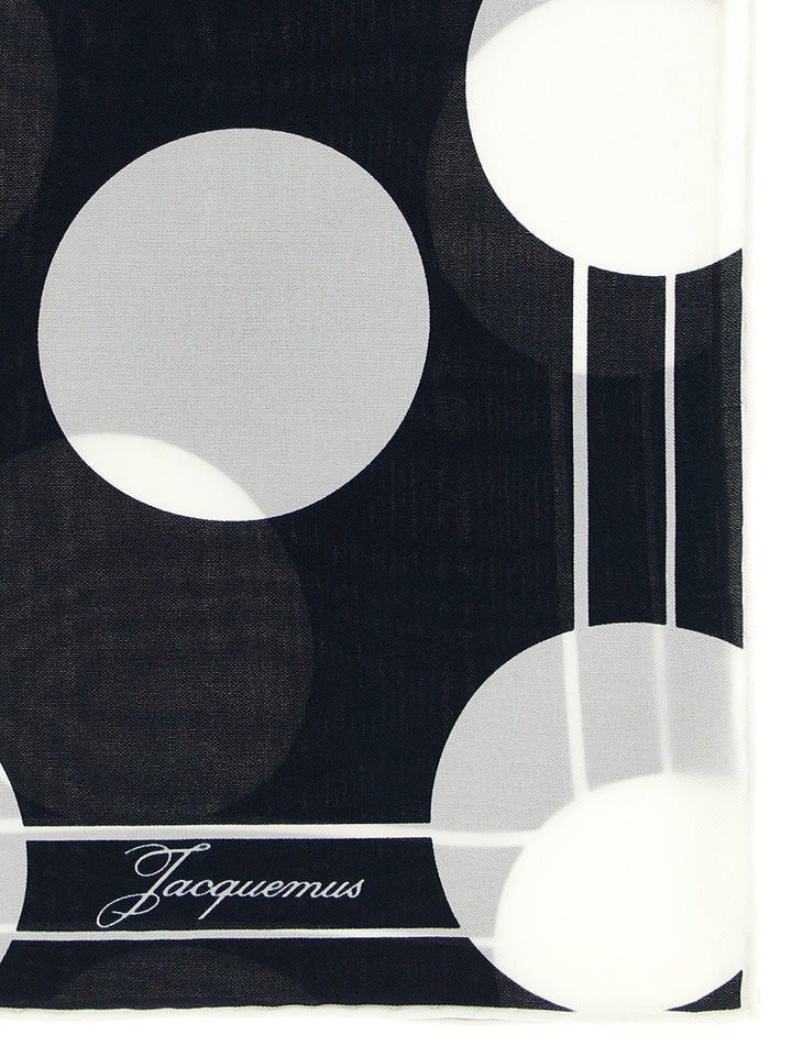 Jacquemus Le Foulard Coeur Sciarpe - Blu | 2d48e8d7c56072d2e59f4daade6df23fca23e294