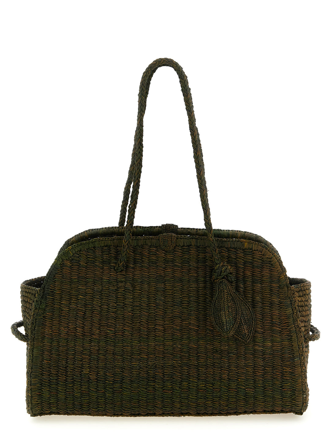 Jacquemus Le Turismo Raphia Tote - Verde | 74cf06d8e24482232779b086e16824a37551a946
