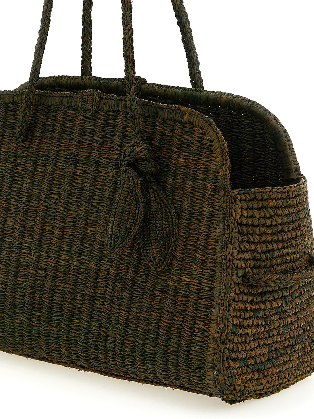 Jacquemus Le Turismo Raphia Tote - Verde | 4b58e05806c45482da3e8aee8e608f72f8598190