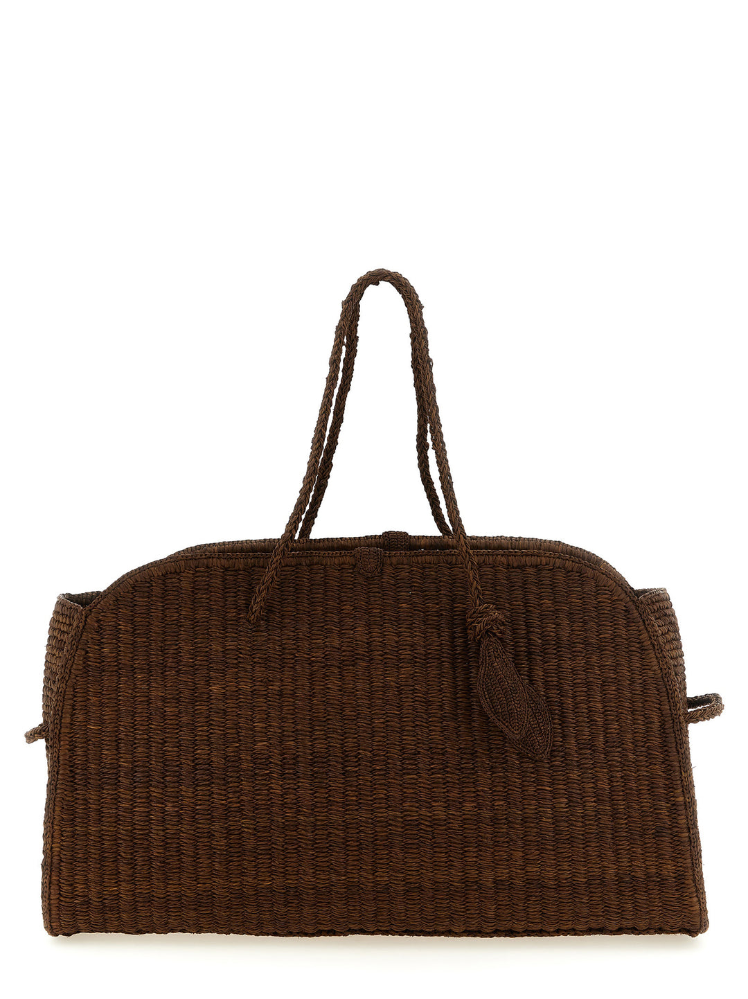 Jacquemus Le Grand Turismo Raphia Tote - Marrone | 14297ae39e6254402a9050097874d7a4aecaa018