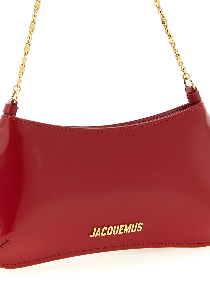 Jacquemus Le Petit Bisou Chaîne Borse a Spalla e Tracolla - Rosso | eb7071c98d48748166a8e261b22decb9c4374a48