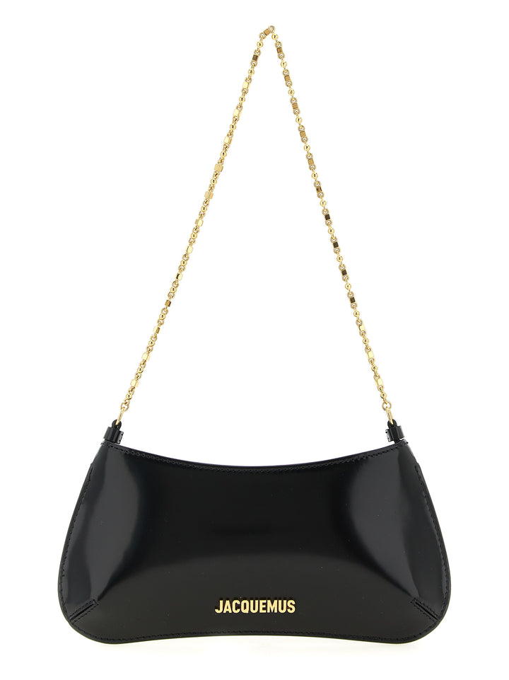 Jacquemus Le Petit Bisou Chaîne Borse a Spalla e Tracolla - Nero | a4d04325b267d6b12f5e4b05ca6db00778ed7ab8