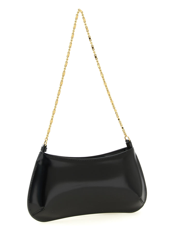 Jacquemus Le Petit Bisou Chaîne Borse a Spalla e Tracolla - Nero | 90c42274a6e7055f49a6042c66a2639d42d5fb6c