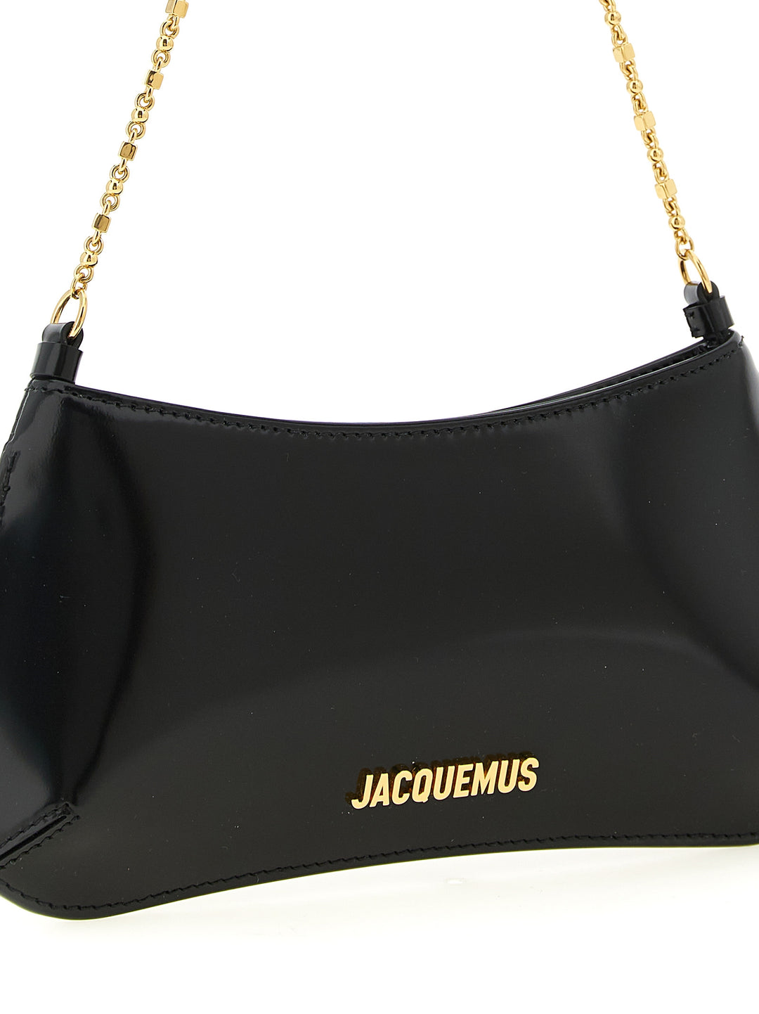 Jacquemus Le Petit Bisou Chaîne Borse a Spalla e Tracolla - Nero | 9e7589e07f12f9d01a680fd755ecfdfb63929119
