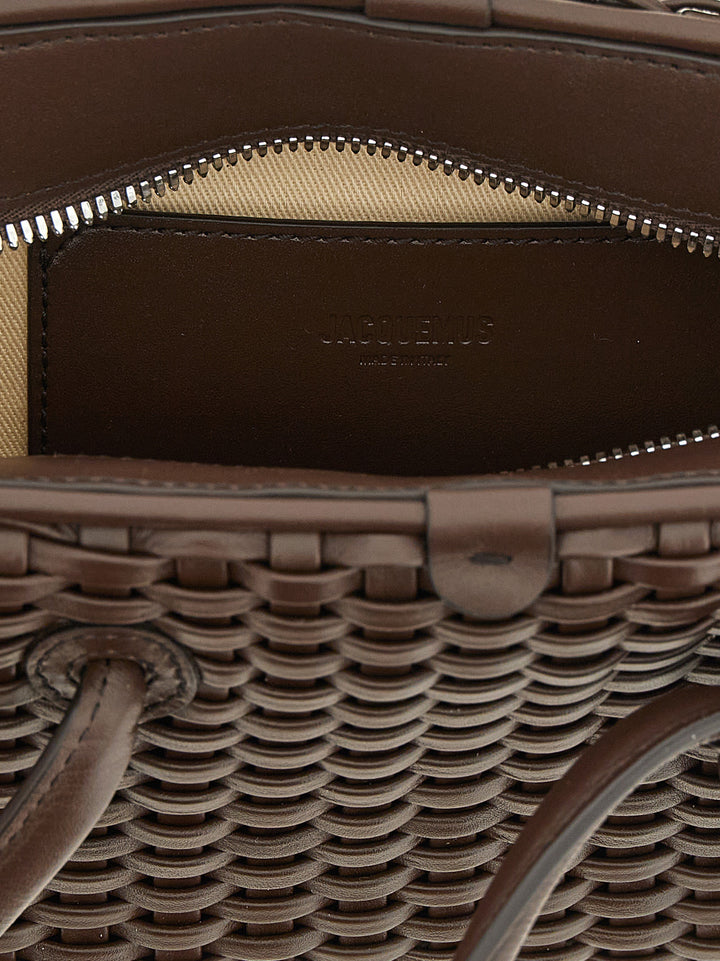Jacquemus Le Petit Turismo Borse a Mano - Marrone | a3ff6d87b394456a5bc22e4fc70c24a0fc687909