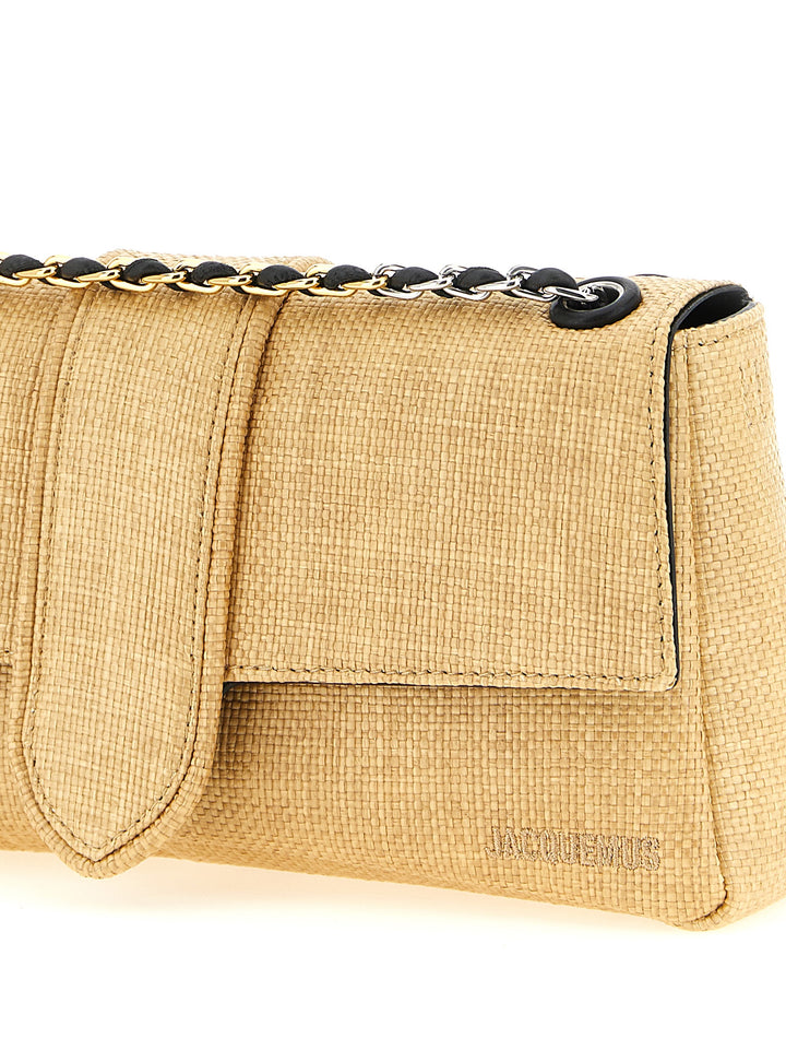 Jacquemus Le Bambino Chaîne Borse a Spalla e Tracolla - Beige | b36195e55aea264ef22edac4398e39b921f32e9c