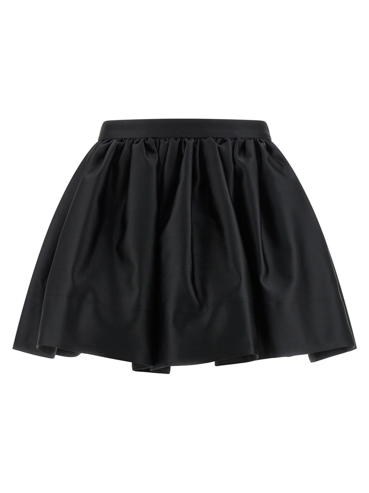 Paco Rabanne Satin Skirt Gonne - Nero | b6f812d588d7a7deedfd9345eb366ae2b2c8edb4