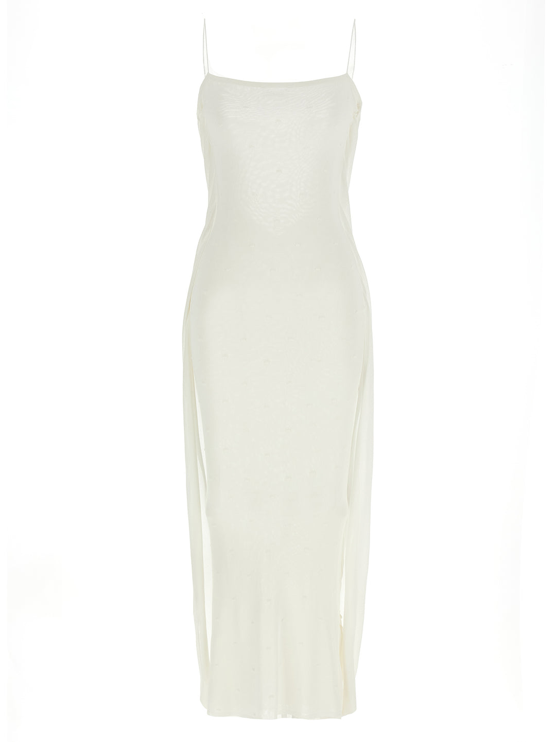 Jacquemus La Robe Maille Plumetis Abiti - Bianco | 7260655c696600097a6524c912540b0e1a00730f