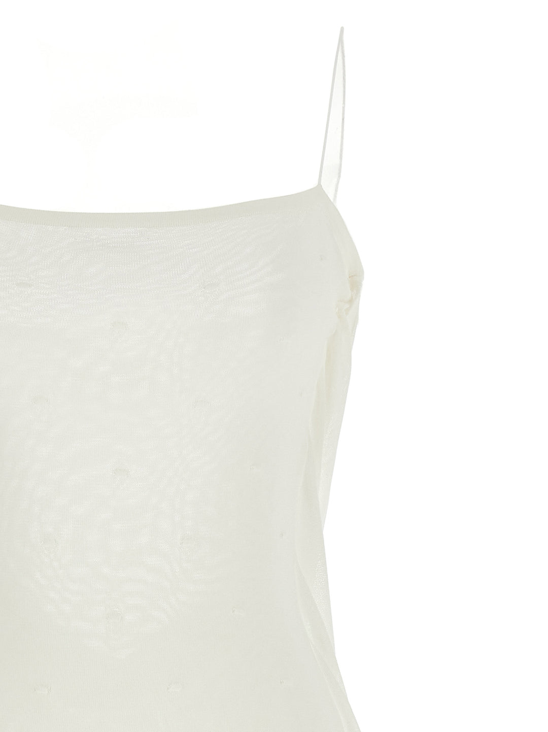 Jacquemus La Robe Maille Plumetis Abiti - Bianco | 050639689fecd56dae2e396588a2fde188f60de5