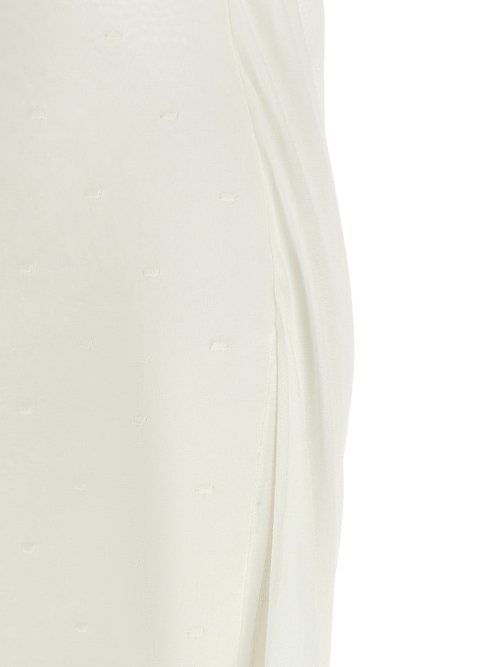 Jacquemus La Robe Maille Plumetis Abiti - Bianco | 8a88dd05862042217466880395ad1d508e78e108