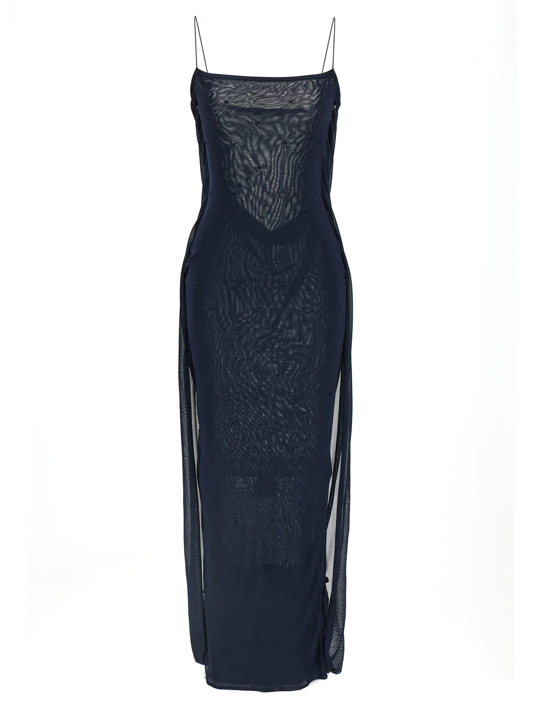 Jacquemus La Robe Maille Plumetis Abiti - Blu | 8c34772460685f94eb8b53e532fa3cf1d3c59763