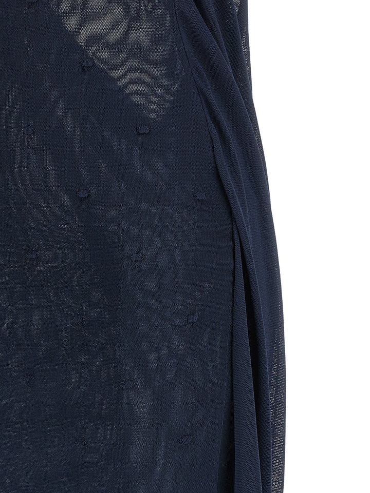 Jacquemus La Robe Maille Plumetis Abiti - Blu | f98fad7aba1145777bd600a850835ab2b45e88f4