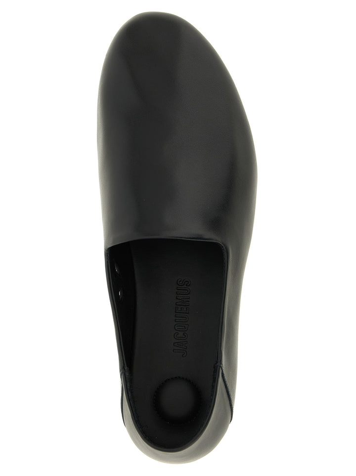 Jacquemus Les Pantoufles Flat shoes - Nero | 31b4f4351dee6cf1ba71aff04da2049199abfd32