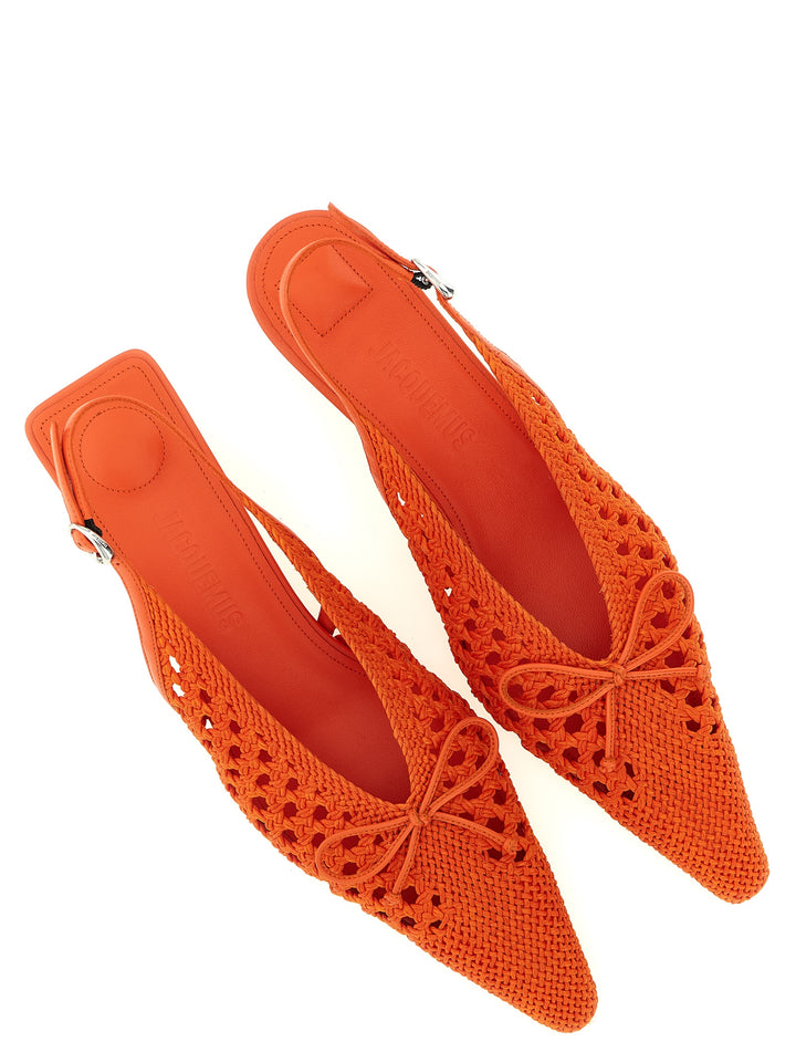 Jacquemus Les Slingbacks Cubisto B Decollete - Arancione | d4b275b9bd73a3c4e8e4b349a1dc4fc239a6168e