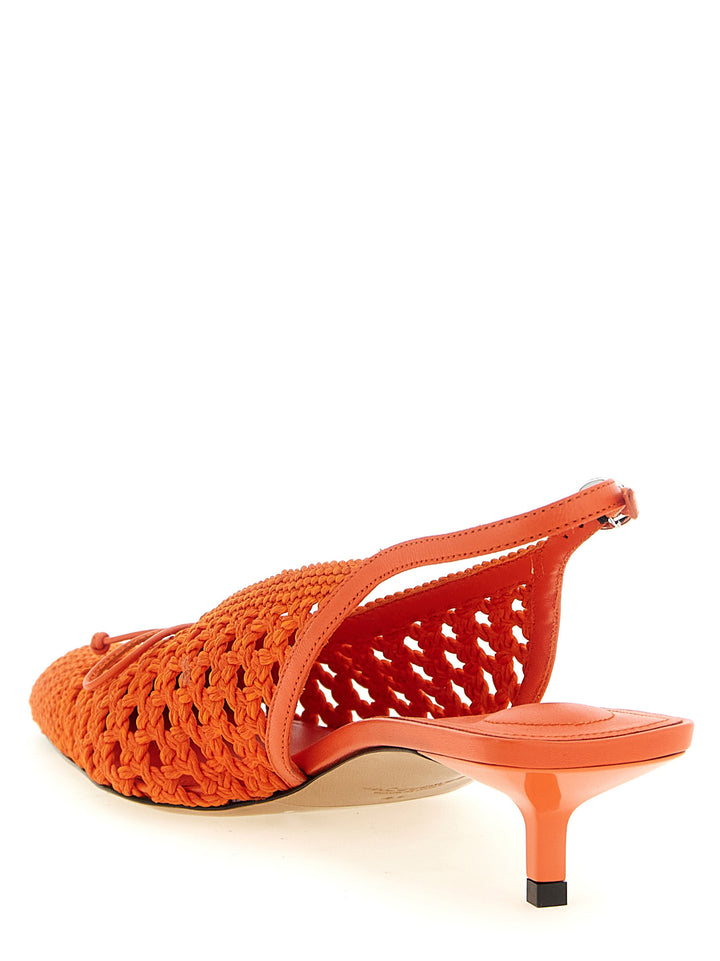Jacquemus Les Slingbacks Cubisto B Decollete - Arancione | 0fee7a740c8f6c5020615d7c0dbfaff20845d78f