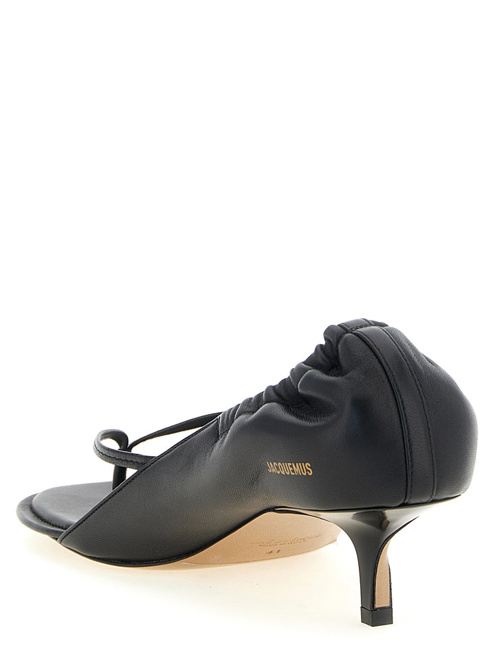 Jacquemus Les Sandales Nu-Pieds B Sandali - Nero | 5779c2caf4cd886d9b9680923a8c68f2992dfc7e