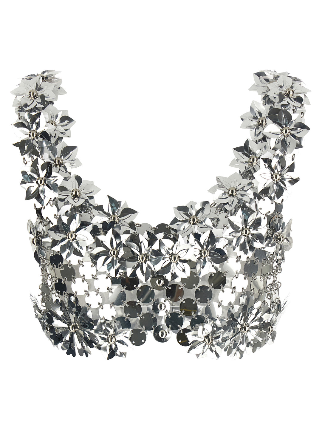 Paco Rabanne Bralette Top Top - Silver | e50c74a22e8bd72ab8392b9eb84c2e8719825051