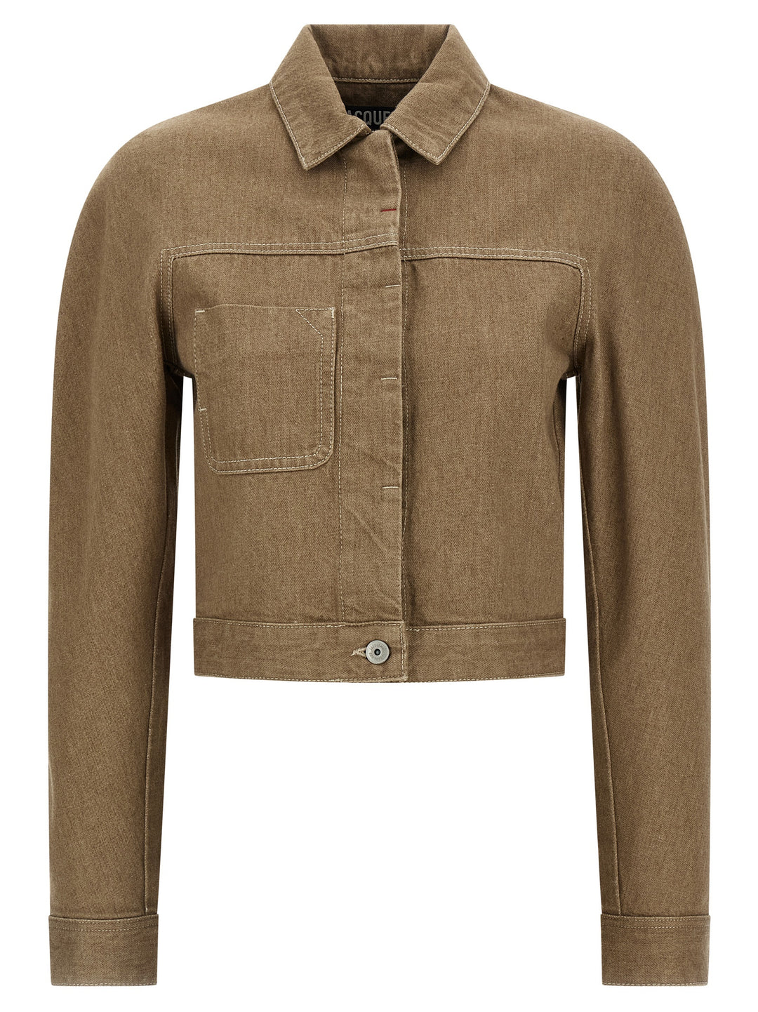 Jacquemus La Veste Ovalo Cargo Puffer Jackets - Beige | 1dca28e8e97bd86497db4c2375eee438a2bf1d02