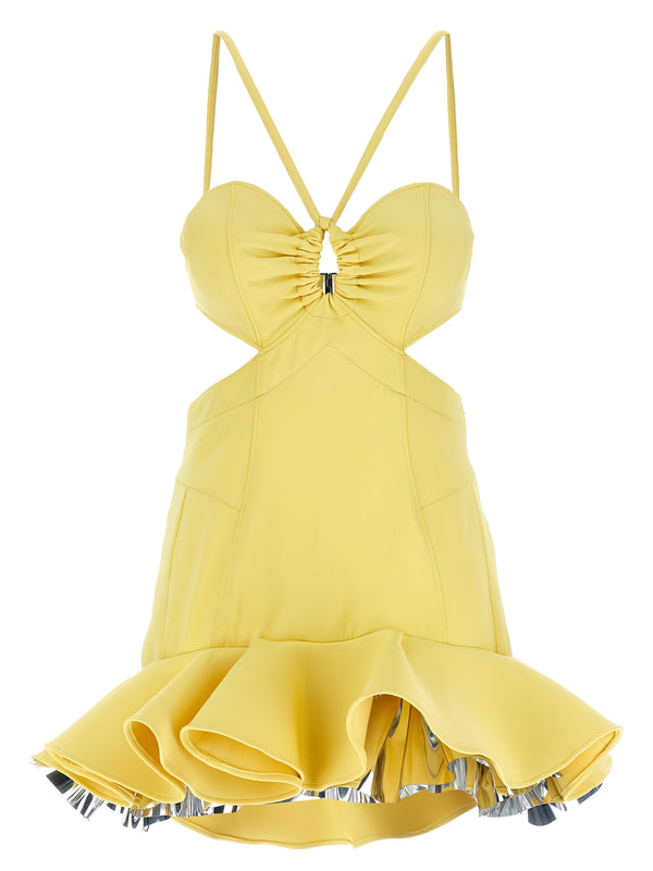 Mini Dress Abiti Giallo