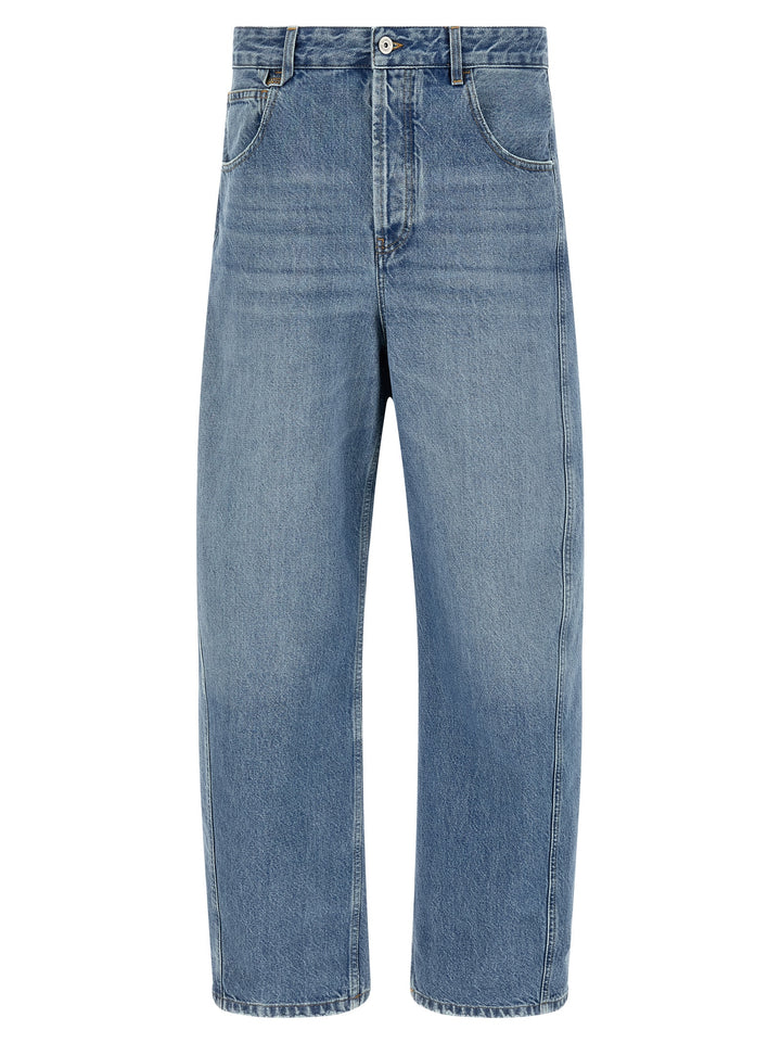 Jacquemus Le De-Nimes Mirada Jeans - Blu | 3a949663103e87e7dafb9cf11f5dba6f0c53846a