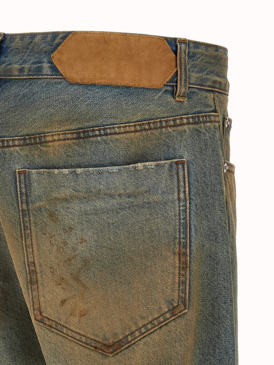 Jacquemus Le De-Nimes Berger Jeans - Multicolor | b6235641f85ee8aa74388f8d2d6094c58258af90