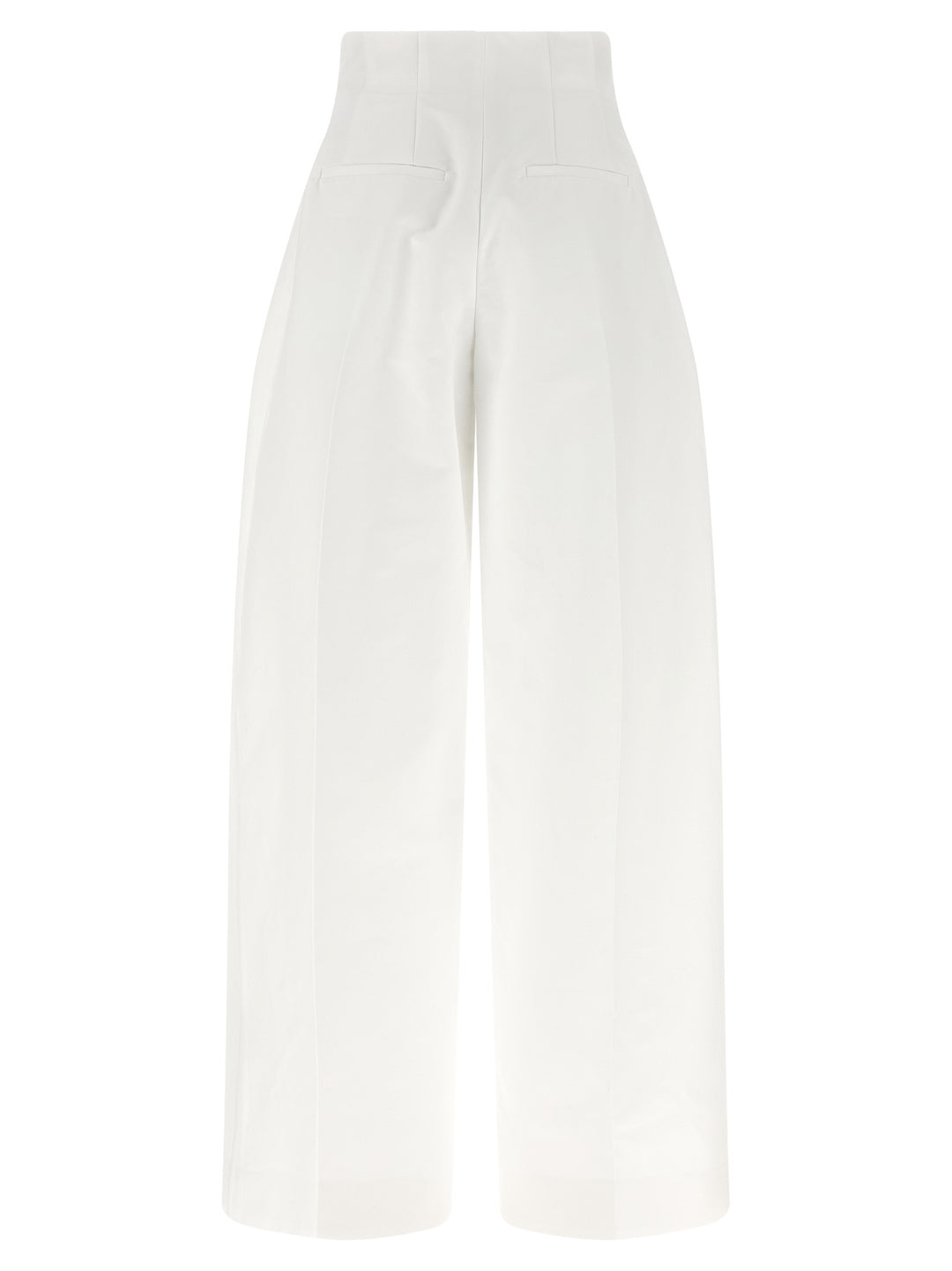 Jacquemus Le Pantalon Souro Pantaloni - Bianco | f09cdca882bbf579672611a49f531765abb4b12d