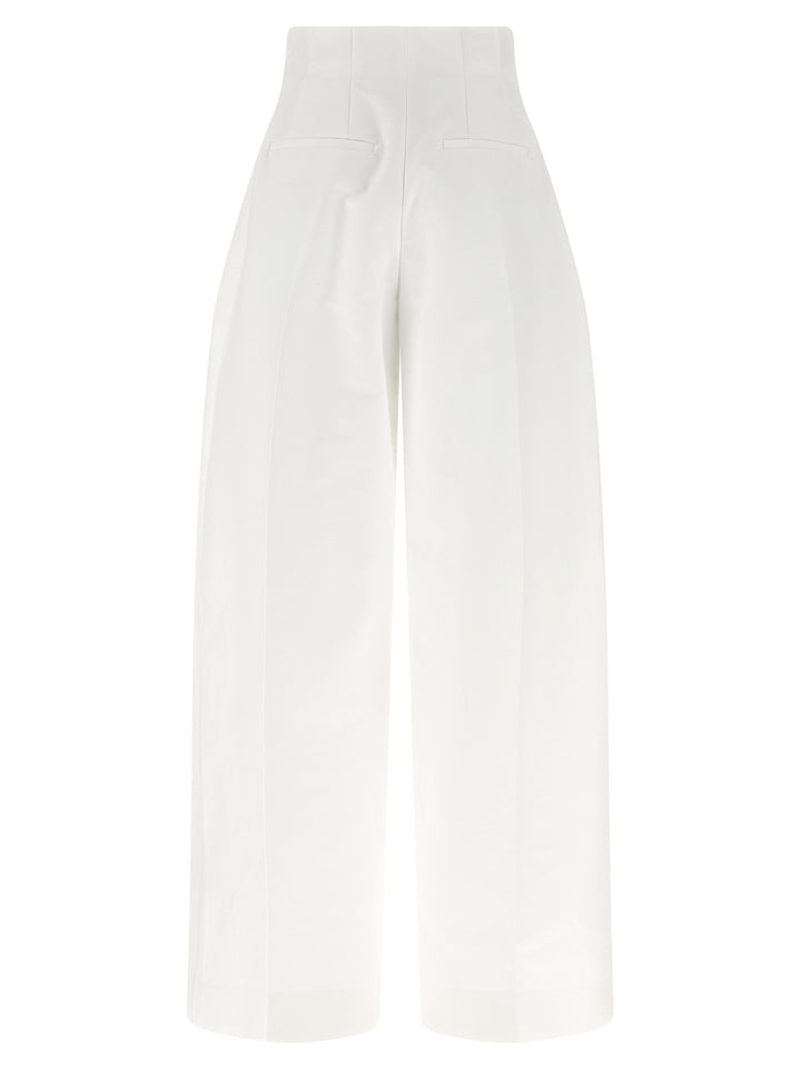 Jacquemus Le Pantalon Souro Pantaloni - Bianco | f09cdca882bbf579672611a49f531765abb4b12d
