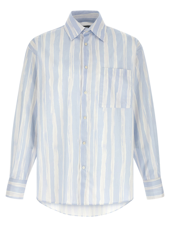 Jacquemus La Chemise Camargue Camicie - Celeste | e06460b3f67aae3f23aa88484810941406e6cd0d