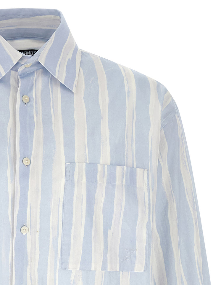 Jacquemus La Chemise Camargue Camicie - Celeste | 0afc8a65145916eefa1a84cff0195c8ceff73aa4