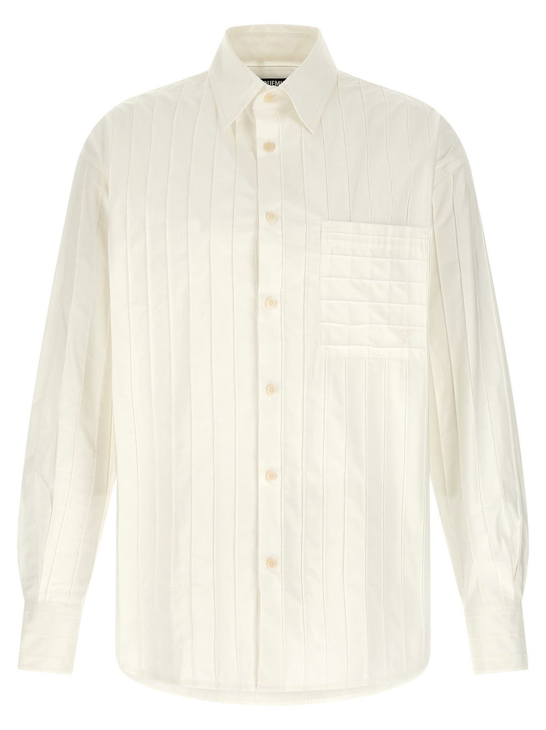 Jacquemus La Chemise Camargue Camicie - Bianco | 1095a0c91face41ec17924b16d0bcc8b5fc427a6