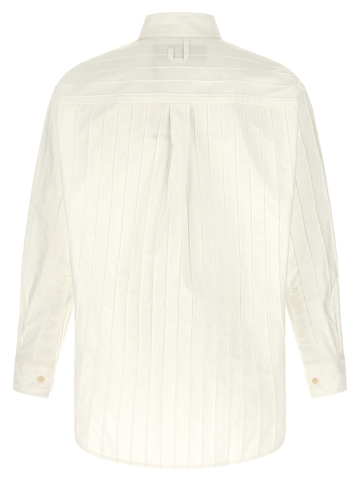 Jacquemus La Chemise Camargue Camicie - Bianco | 90b4452d32a90afe3b6cef666d6f9b9ab7a383e2