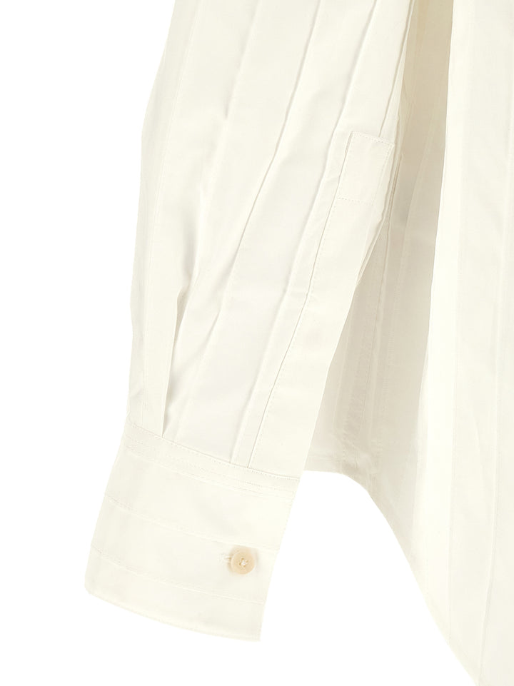 Jacquemus La Chemise Camargue Camicie - Bianco | 9bc65da58eafb763f8af518245d95c4ae27062ed
