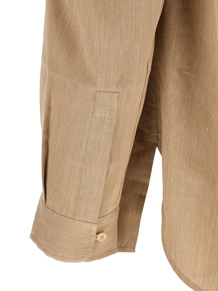 Jacquemus La Chemise Pastro Camicie - Beige | 166af9701f0f2a031739b4553b36f6fc7c7a7b6b